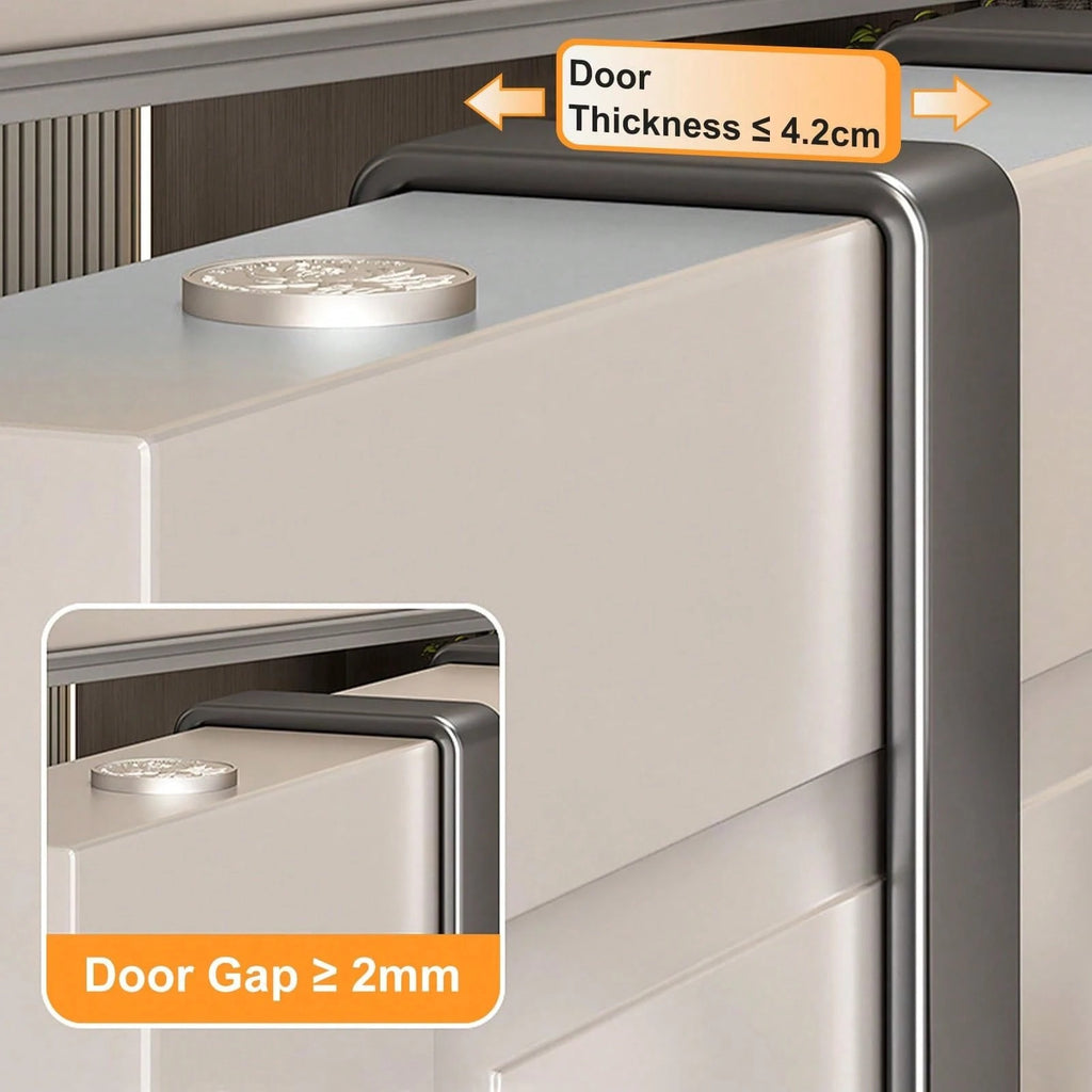 1pc/2pcs Carbon Steel Over-The-Door Hooks, Multi-Functional Space-Saving Vertical Storage Hooks, No-Drill Door Hanging Storage Rack, Suitable For Bathroom, Bedroom, Entryway, Sturdy Door Back Clothing Rack, Towel Rack